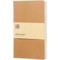 Moleskine Cahier Journal L – linjerad, Kraft brun