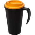 Americano® Grande 350 ml termosmugg, Solid svart/orange