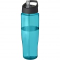 H2O Active® Tempo 700 ml sportflaska med piplock, Aquablå / Solid svart