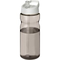 H2O Active® Base 650 ml sportflaska med piplock, Träkol / Vit