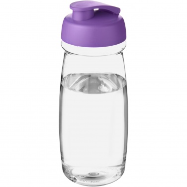 Logotrade kampanjprodukter bild: H2O Active® Pulse 600 ml sportflaska med uppfällbart lock