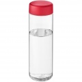 H2O Active® Vibe 850 ml vattenflaska med skruvlock, Transparent / Röd