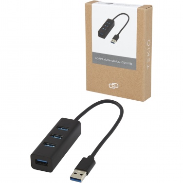 : ADAPT USB 3.0-hubb av aluminium 