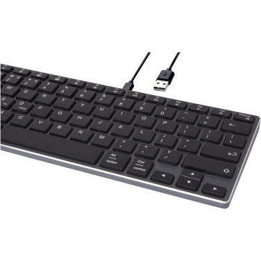 Logotrade profilprodukter bild: Hybrid högpresterande Bluetooth-tangentbord – QWERTY