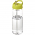 H2O Active® Octave Tritan™ 600 ml sportflaska med piplock, Transparent klar / Lime