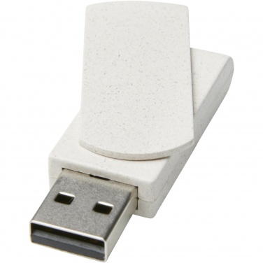 Logotrade kampanjprodukter bild: Rotate 4 GB USB-minne i halm