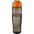 H2O Active® Eco Tempo 700 ml sportflaska med uppfällbart lock, Orange / Träkol