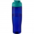 H2O Active® Eco Tempo 700 ml sportflaska med uppfällbart lock, Aqua / Blå