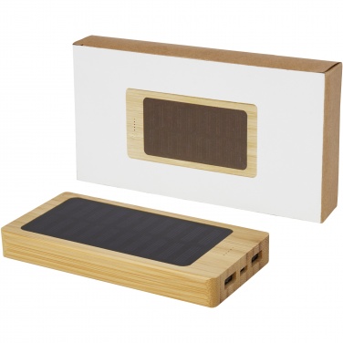 : Alata 8 000 mAh soldriven powerbank av bambu