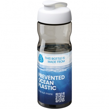 Logotrade kampanjprodukter bild: H2O Active® Eco Base 650 ml sportflaska med uppfällbart lock