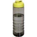 H2O Active® Eco Treble 750 ml sportflaska med uppfällbart lock, Träkol / Lime