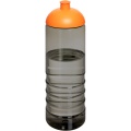 H2O Active® Eco Treble 750 ml sportflaska med kupollock , Träkol / Orange