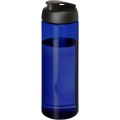 H2O Active® Eco Vibe 850 ml sportflaska med uppfällbart lock, Blå / Solid svart