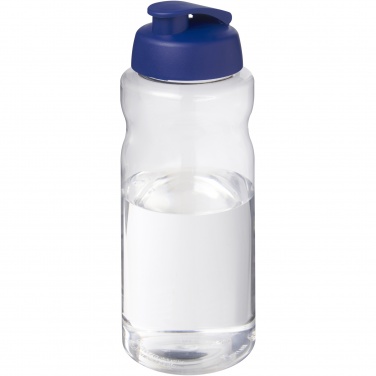 Logotrade kampanjprodukter bild: H2O Active® Big Base 1-liters sportflaska med uppfällbart lock