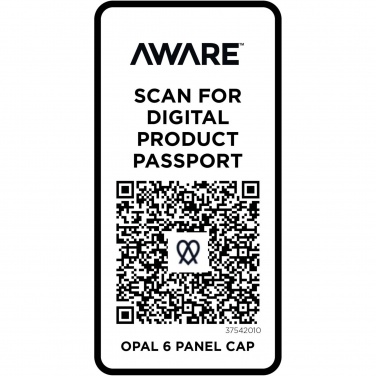 Logotrade presentreklam bild: Opal 6-panels keps av Aware™-återvunnet material