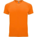 Bahrain kortärmad funktions T-shirt för herr, Fluor Orange