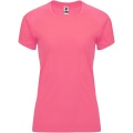 Bahrain kortärmad funktions T-shirt för dam, Fluor Lady Pink