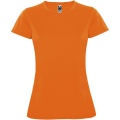 Montecarlo kortärmad funktions T-shirt för dam, Fluor Orange