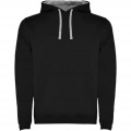 Urban hoodie för herr, Solid svart / Marl Grey