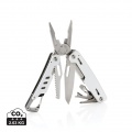 Solid multitool med karbinhake, silver