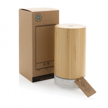 Logotrade presentreklam bild: RCS recycled plastic and bamboo aroma diffuser