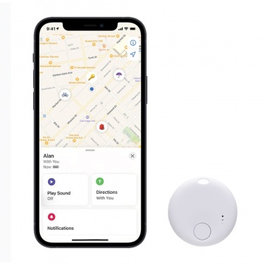 Logotrade presentreklam bild: FindMate föremålssökare RCS återvunnen plast