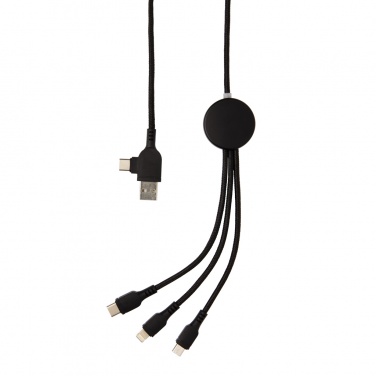 Logotrade profilprodukter bild: Light up logga 6-i-1 kabel