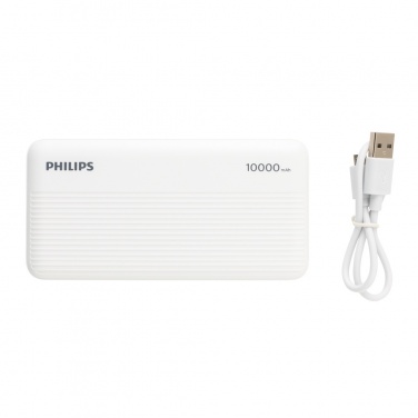 Logotrade reklamprodukter bild: Philips 10.000 mAh powerbank