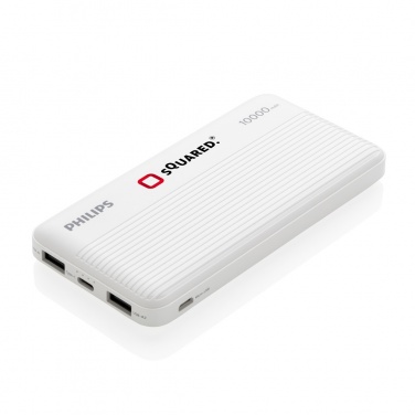 Logotrade kampanjprodukter bild: Philips 10.000 mAh powerbank