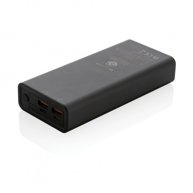 Logotrade profilprodukter bild: Terra 20W/20.000 mAh powerbank, RCS återvunna material