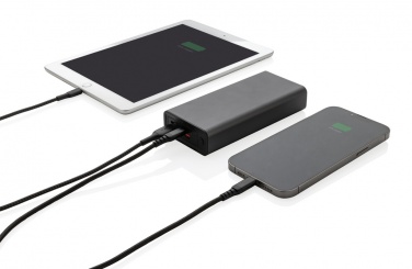 Logotrade profilprodukter bild: Terra 20W/20.000 mAh powerbank, RCS återvunna material