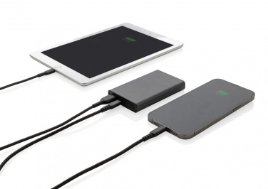 Logotrade profilreklam bild: Terra 5.000 mAh powerbank RCS återvunnen aluminium