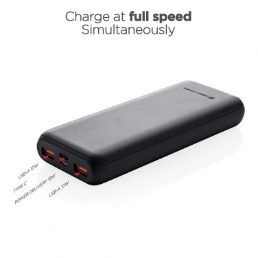 Logotrade reklamprodukter bild: Urban Vitamin Pasadena 20.000 mAh 18W PD powerbank