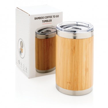 Logotrade kampanjprodukter bild: Bambu coffee to go mugg