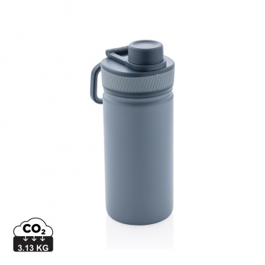 Logotrade profilreklam bild: Vakuumflaska i stainless steel med sportlock 550ml