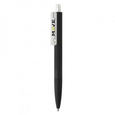 Logotrade profilreklam bild: X3 svart penna smooth touch