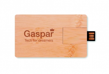 Logotrade profilreklam bild: USB minne 16GB bambu