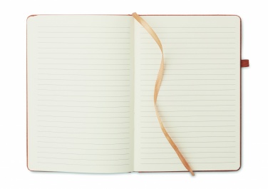 Logotrade reklamprodukter bild: A5 notebook i återvunnen PU