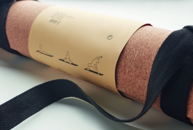 Logotrade profilprodukter bild: Yogamatta med kork