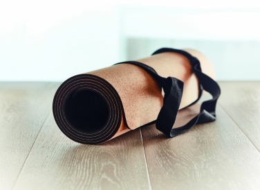 Logotrade reklamprodukter bild: Yogamatta med kork