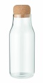 Vattenkaraff med korklock 600ml, Transparent