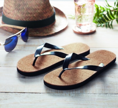 Logotrade kampanjprodukter bild: Slippers i kork L