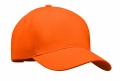 5 panel basebollkeps, Orange