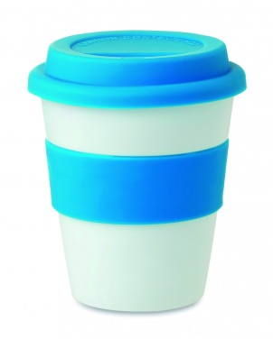 Logotrade profilreklam bild: Take away mugg PP silikon lock