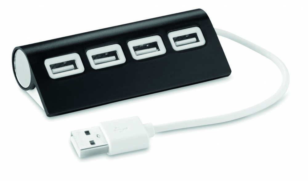 Logotrade kampanjprodukter bild: USB hubb med 4 portar