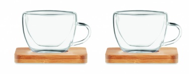 Logotrade kampanjprodukter bild: Espresso set i glas