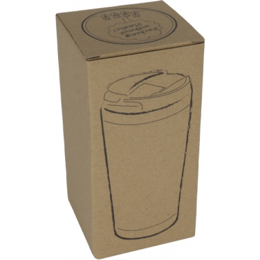 Logotrade reklamprodukter bild: Rostfri mugg BAMBOOGARDEN 400 ml