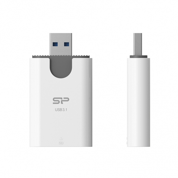 Logotrade kampanjprodukter bild: MicroSD- och SD-kortläsare Silicon Power Combo 3.1