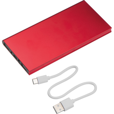 Logotrade profilprodukter bild: Powerbank 8 000 mAh WOLFSBERG