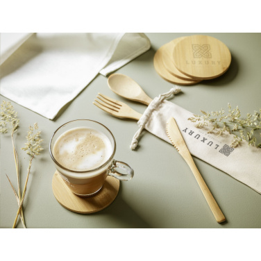 Logotrade profilreklam bild: Bambu Coaster Set